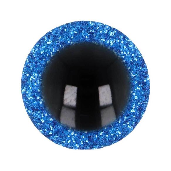 Opry glitterogen blauw