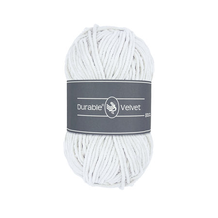 Durable Velvet 310 White | Esther's Haakshop